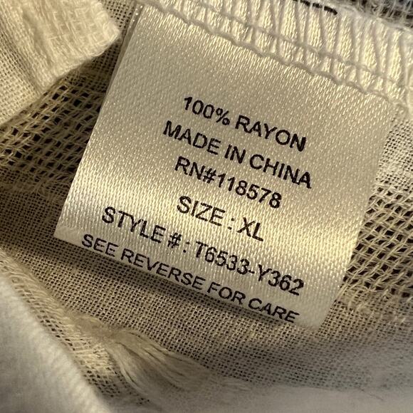 NWT Penelope Project V Neck Button Up Blouse / Short Sleeve Cardigan Size XL - Picture 6 of 7